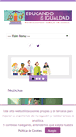Mobile Screenshot of educandoenigualdad.com